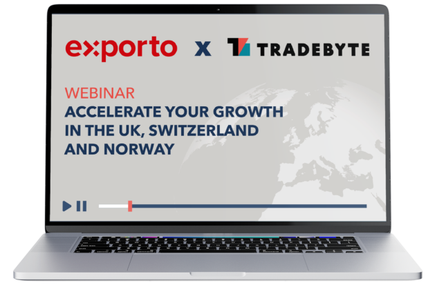 Exporto Tradebyte Webinar Mockup