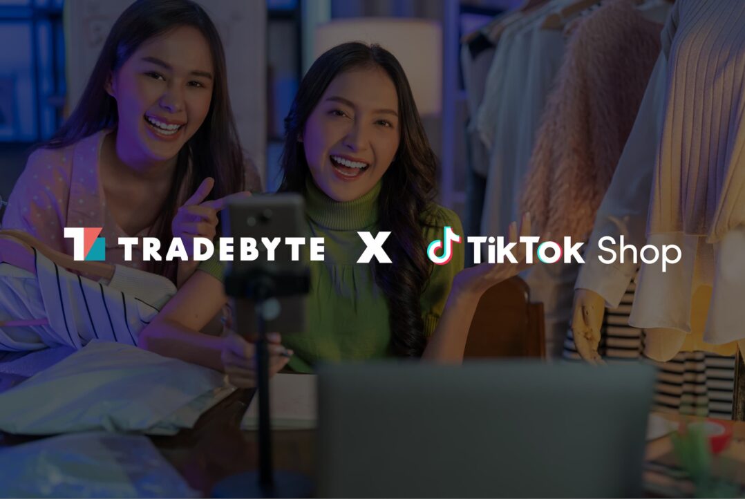 Image highlighting Tradebyte's partnership with TikTok shop